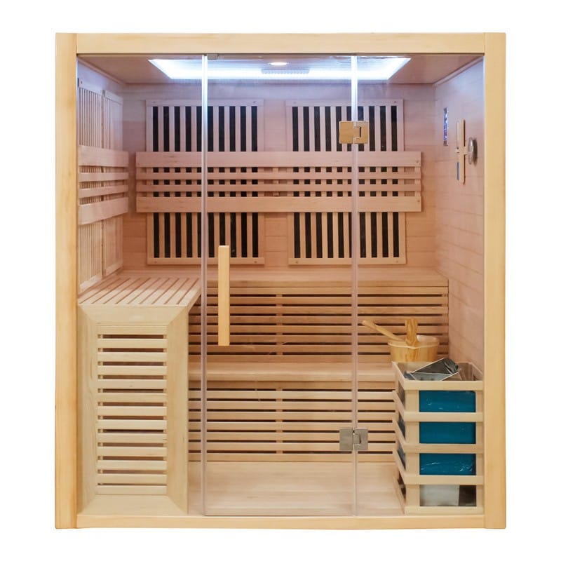 CenturaHeat 4 Person Combination Bio Indoor Sauna